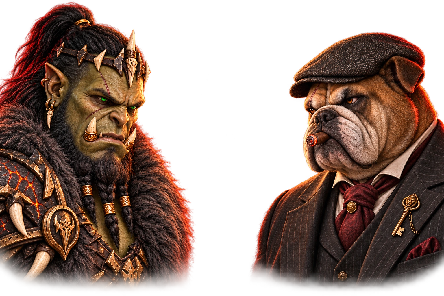Orc Chieftain and The Landlord face off